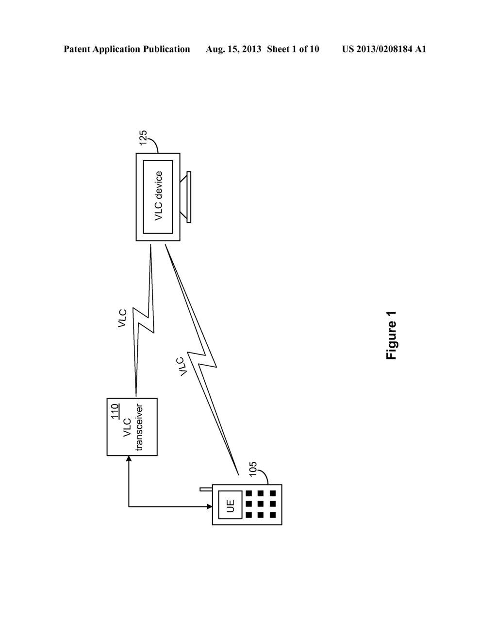 INTER-DEVICE COMMUNICATIONS USING VISIBLE LIGHT - diagram, schematic, and image 02