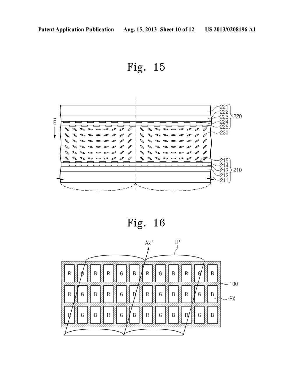 LIQUID CRYSTAL LENS PANEL AND DISPLAY APPARATUS HAVING THE SAME - diagram, schematic, and image 11