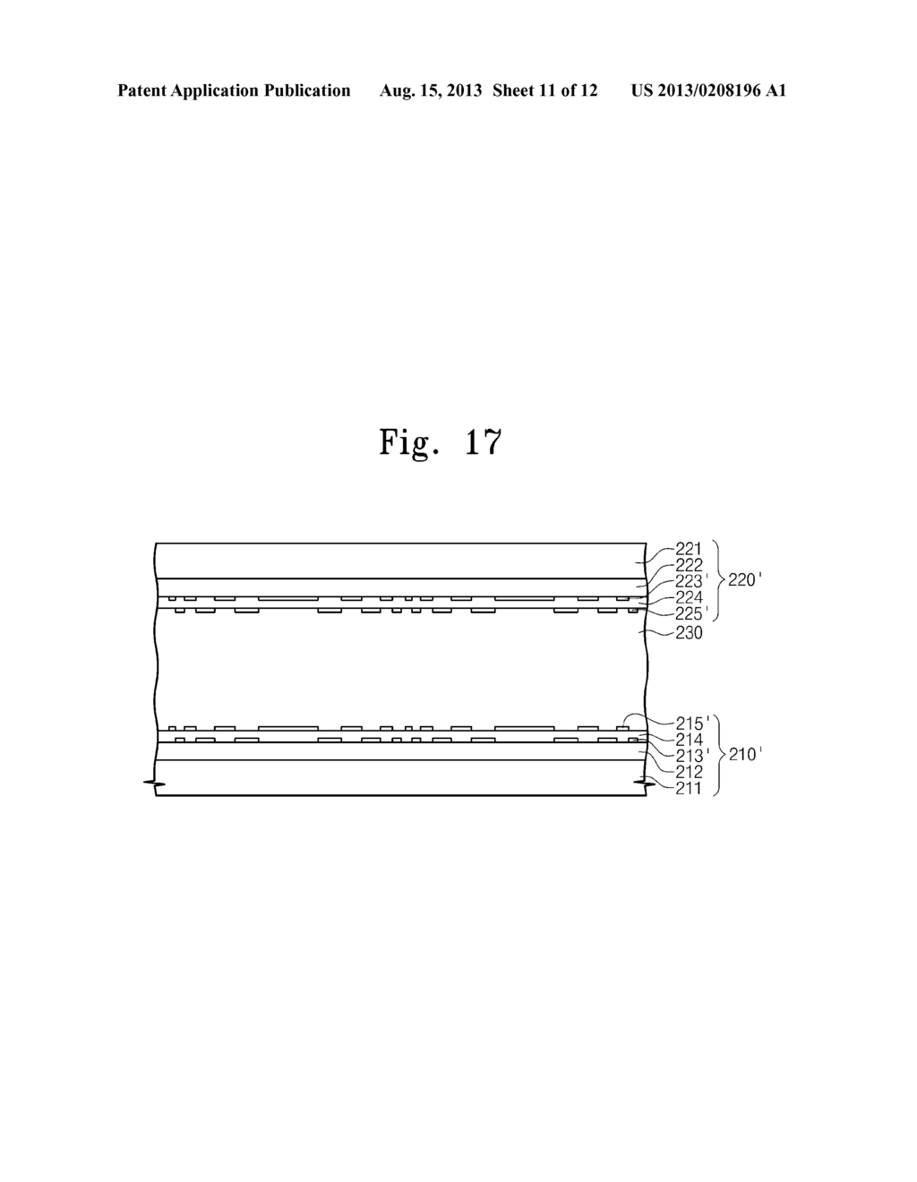 LIQUID CRYSTAL LENS PANEL AND DISPLAY APPARATUS HAVING THE SAME - diagram, schematic, and image 12