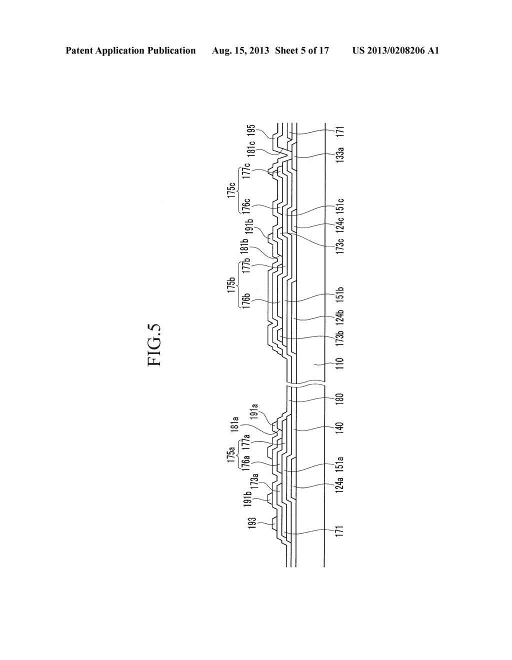 THIN FILM TRANSISTOR ARRAY PANEL AND LIQUID CRYSTAL DISPLAY DEVICE     INCLUDING THE SAME - diagram, schematic, and image 06