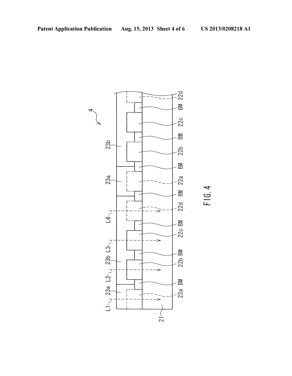 COLOR FILTER AND DISPLAY DEVICE - diagram, schematic, and image 05