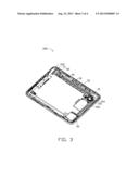 BUILT-IN EARPHONE HOLDING STRUCTURE FOR ELECTRONIC DEVICES diagram and image