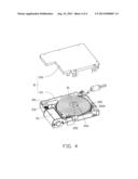 BUILT-IN EARPHONE HOLDING STRUCTURE FOR ELECTRONIC DEVICES diagram and image