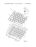 ILLUMINATED KEYBOARD PROVIDING HIGH AND UNIFORM LUMINOSITY diagram and image