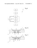 DEVICE FOR FIXEDLY SECURING A METALLIC INLAY diagram and image