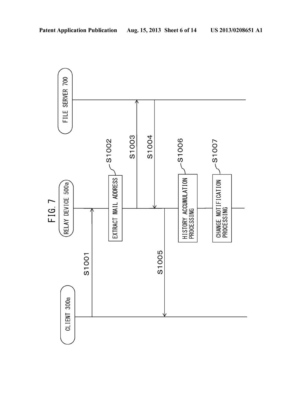 RELAY SYSTEM, RELAY DEVICE, AND CONTROL METHOD AND CONTROL PROGRAM OF     RELAY DEVICE - diagram, schematic, and image 07