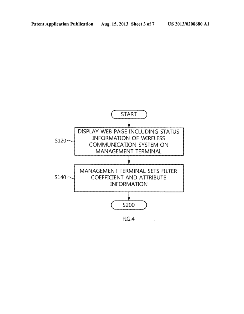 METHOD FOR SETTING A FILTER COEFFICIENT FOR A COMMUNICATION SYSTEM - diagram, schematic, and image 04