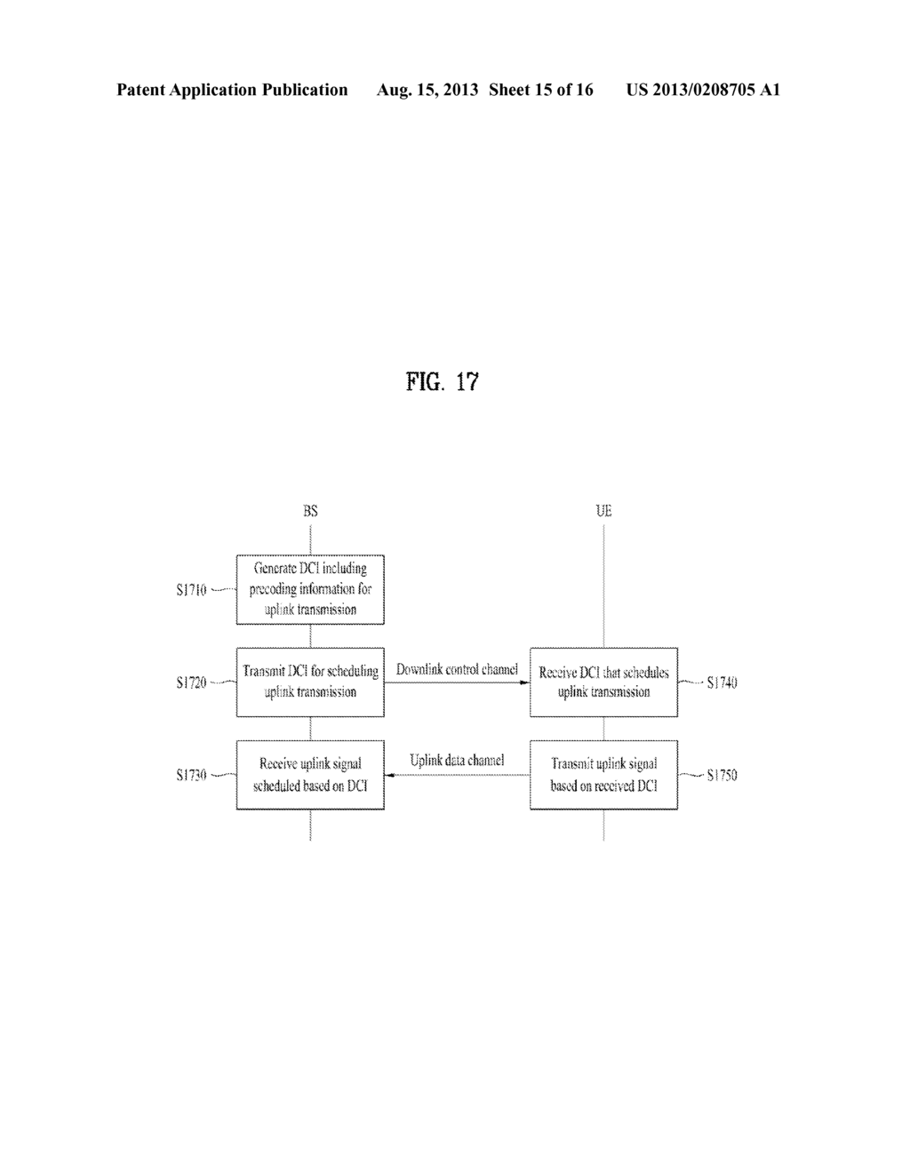 METHOD AND DEVICE FOR PROVIDING CONTROL INFORMATION FOR UPLINK     TRANSMISSION IN WIRELESS COMMUNICATION SYSTEM SUPPORTING UPLINK     MULTI-ANTENNA TRANSMISSION - diagram, schematic, and image 16