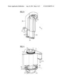 LIFT AND PIVOT DEVICE FOR A COVER OF A FURNACE AND FURNACE SYSTEM AND     METHOD FOR CHARGING AND SERVICING SUCH A FURNACE SYSTEM diagram and image