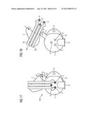 LIFT AND PIVOT DEVICE FOR A COVER OF A FURNACE AND FURNACE SYSTEM AND     METHOD FOR CHARGING AND SERVICING SUCH A FURNACE SYSTEM diagram and image