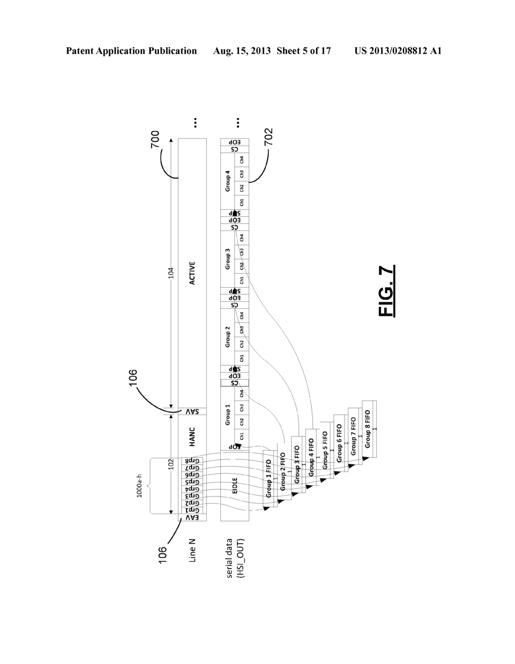 HIGH-SPEED INTERFACE FOR ANCILLARY DATA FOR SERIAL DIGITAL INTERFACE     APPLICATIONS - diagram, schematic, and image 06