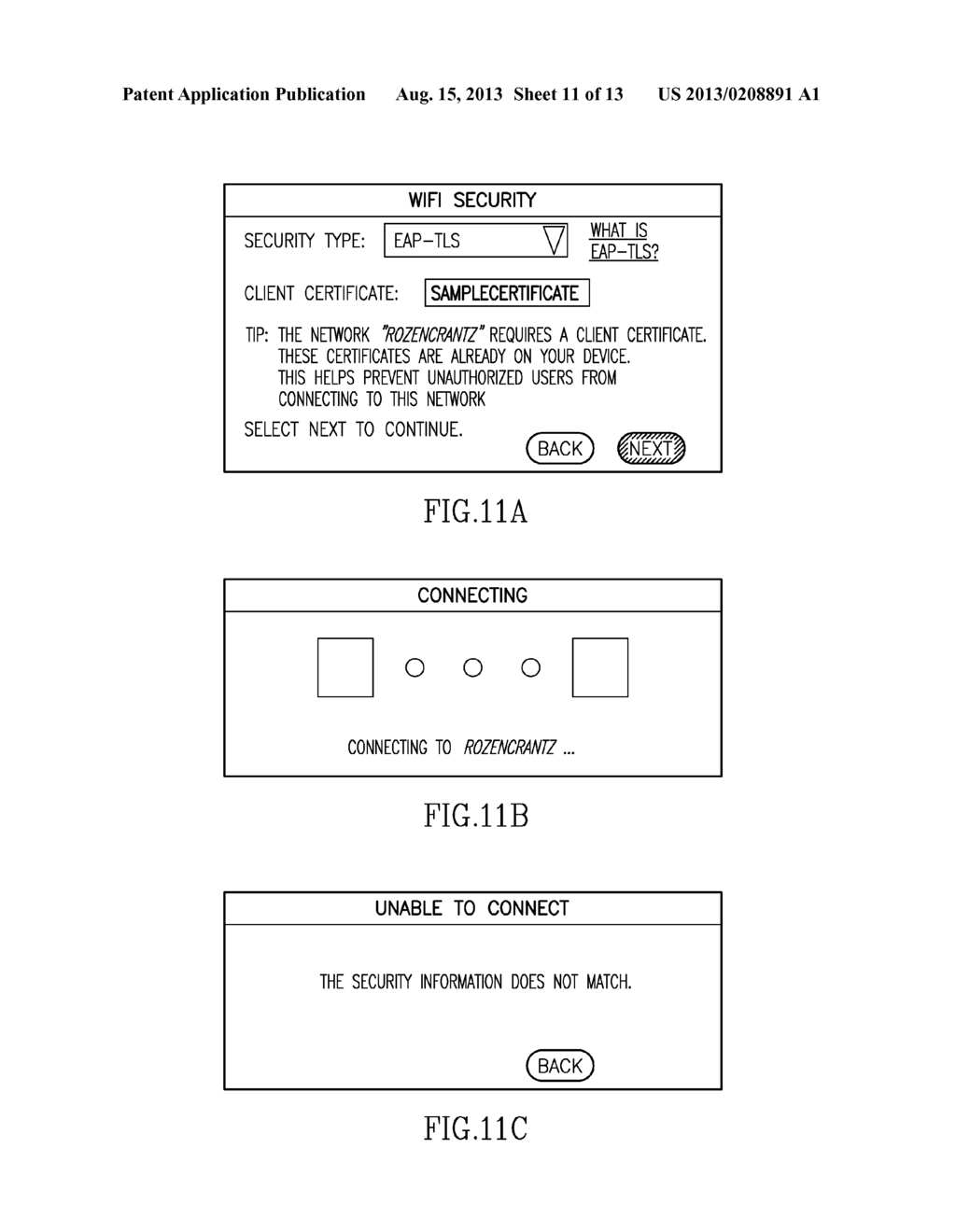 HANDLING MISMATCH OF CRYPTOGRAPHIC KEYS AND RELATED BATTERY DRAIN AND     COMMUNICATION EXCHANGE FAILURES - diagram, schematic, and image 12