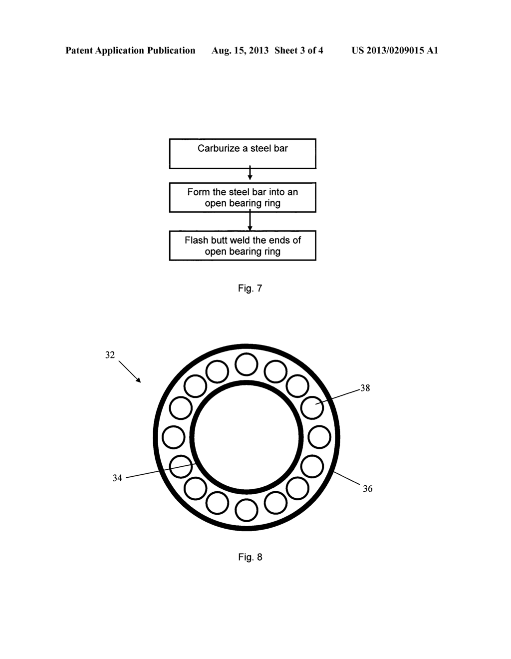 METHOD OF MAKING A BEARING RING, A BEARING RING AND A BEARING - diagram, schematic, and image 04