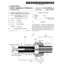 ASSEMBLY COMPRISING AT LEAST ONE OPTICAL FIBRE AND A MOUNTING DEVICE diagram and image