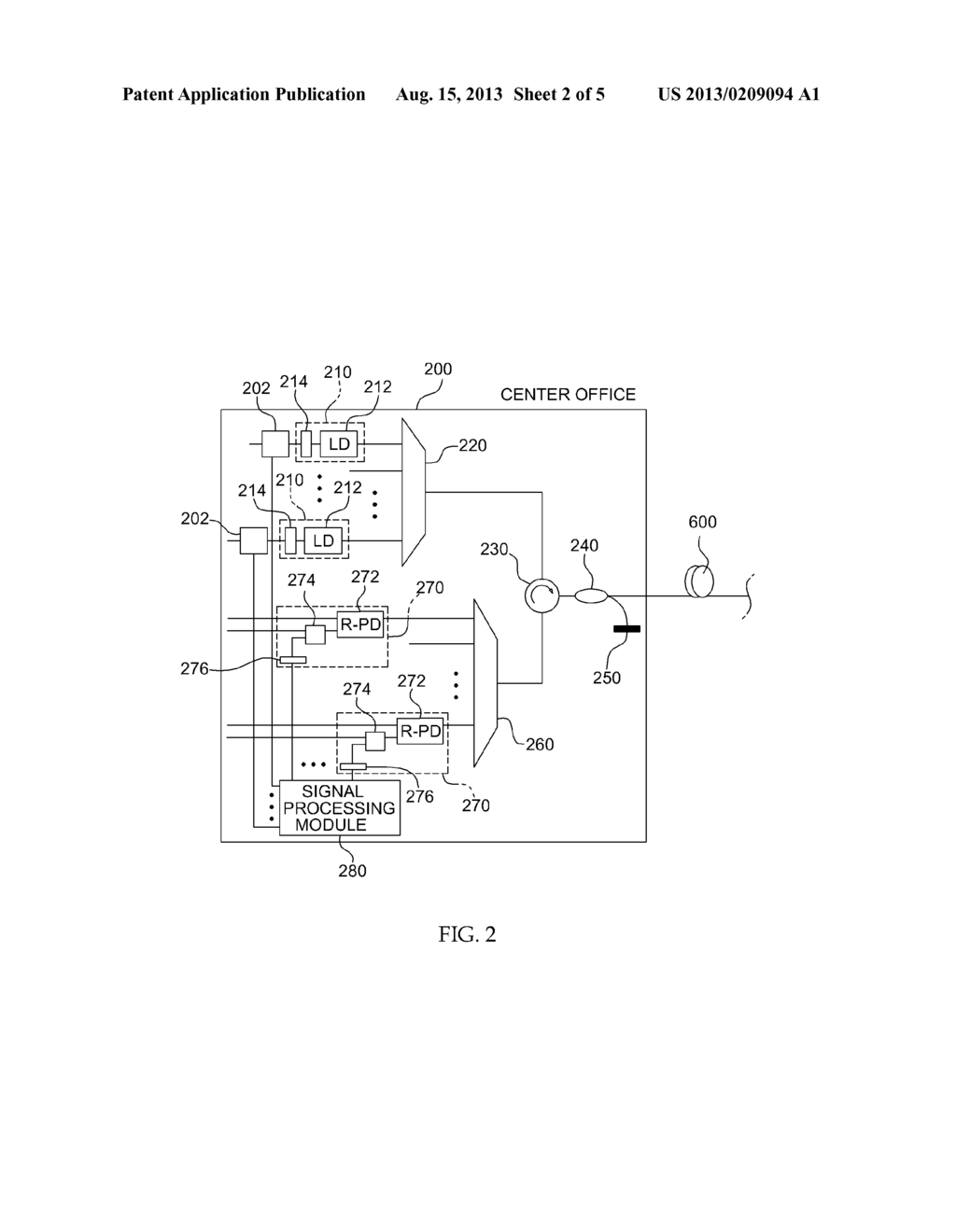 OPTICAL LINE TERMINAL FOR BIDIRECTIONAL WAVELENGTH-DIVISION-MULTIPLEXING     OPTICAL NETWORK - diagram, schematic, and image 03