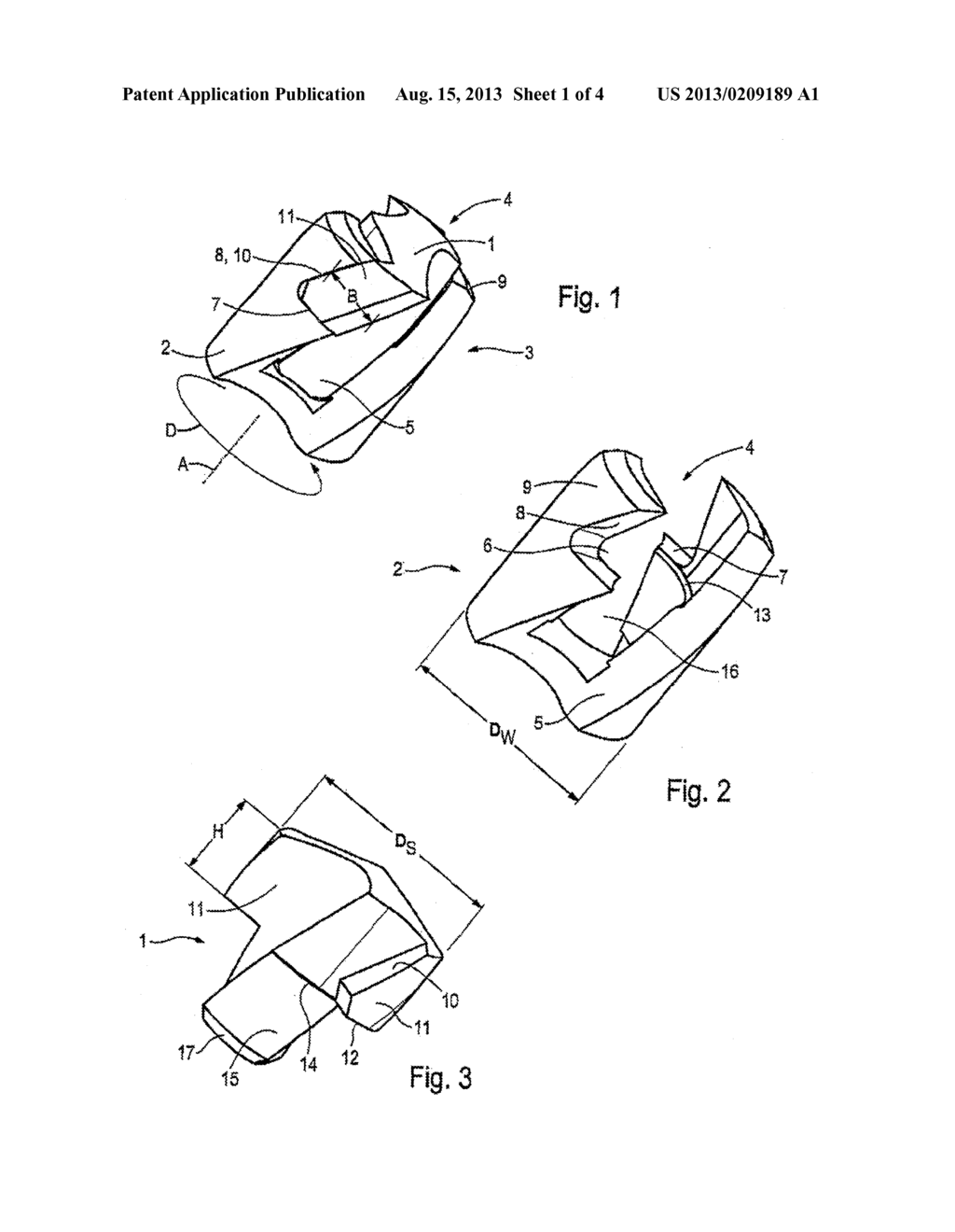 ROTARY CUTTING TOOL, SUCH AS A DRILL, COMPRISING AN EXCHANGEABLE CUTTING     INSERT, AND AN EXCHANGEABLE CUTTING INSERT - diagram, schematic, and image 02