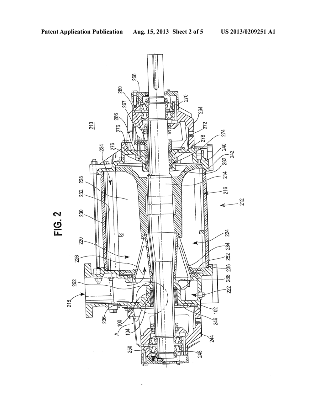 SEAL ARRANGEMENT ALONG THE SHAFT OF A LIQUID RING PUMP - diagram, schematic, and image 03