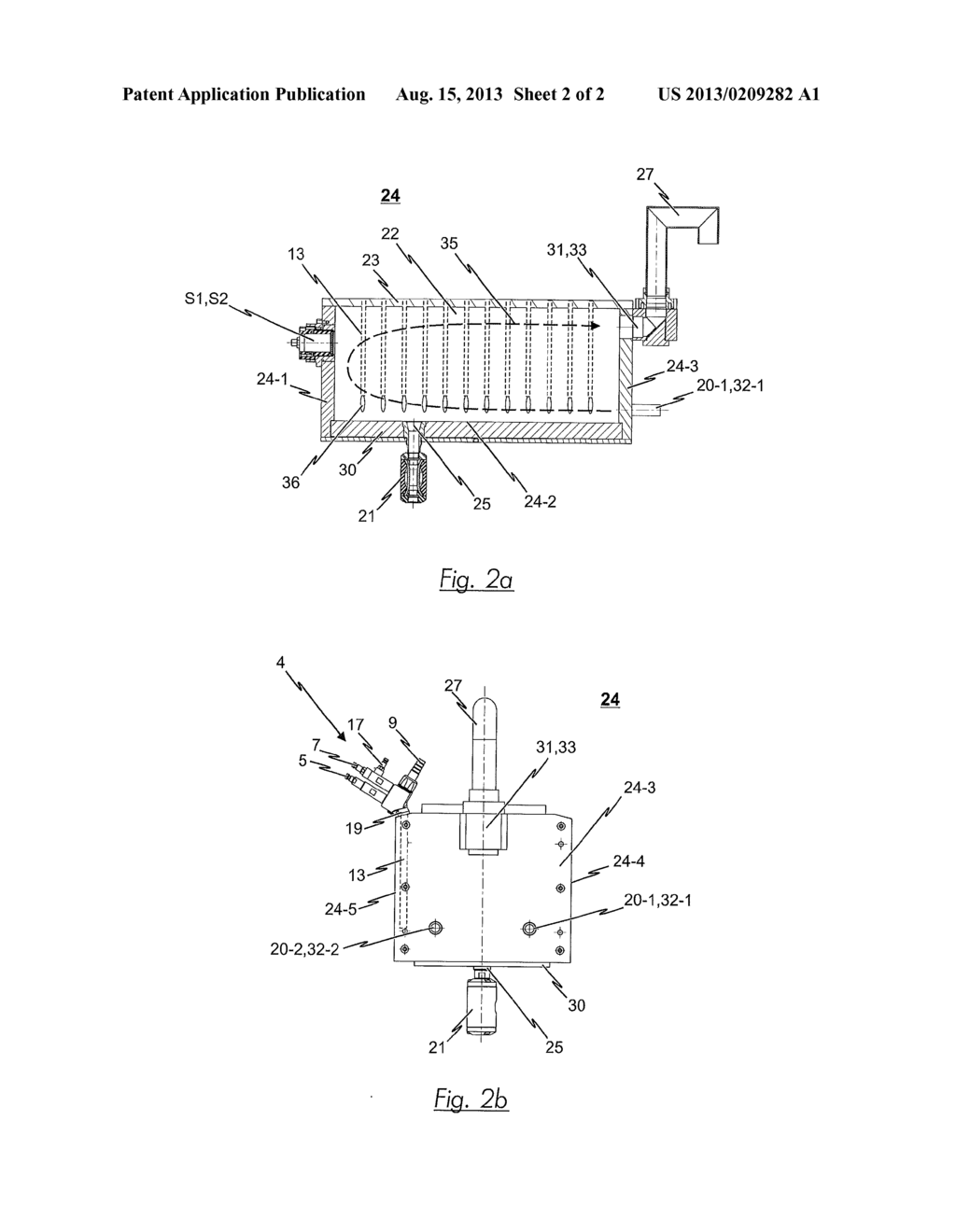 POWDER SUPPLYING DEVICE FOR A POWDER COATING INSTALLATION - diagram, schematic, and image 03