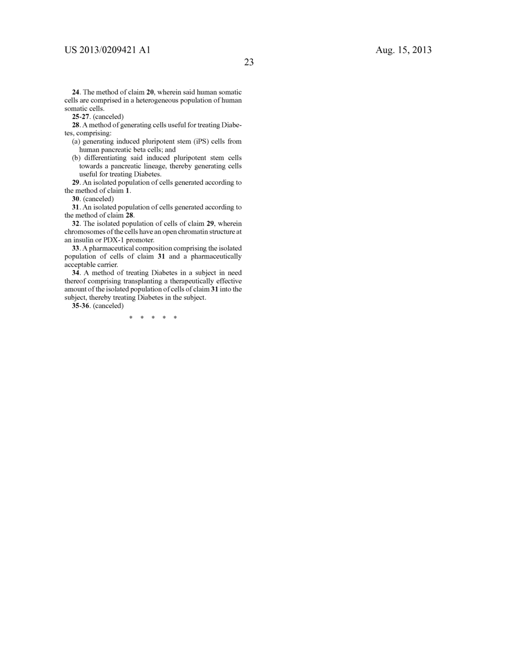 INDUCED PLURIPOTENT STEM CELLS DERIVED FROM HUMAN PANCREATIC BETA CELLS - diagram, schematic, and image 42