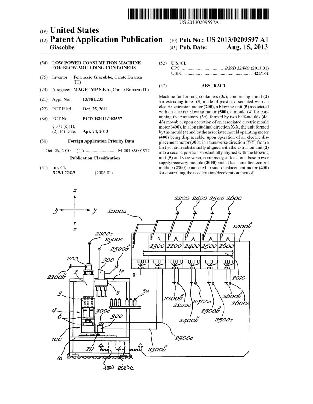 Low Power Consumption Machine for Blow-Moulding Containers - diagram, schematic, and image 01