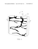 COATED ARTICLE HAVING ROCK LIKE PATTERN AND METHOD FOR MANUFACTURING THE     SAME diagram and image