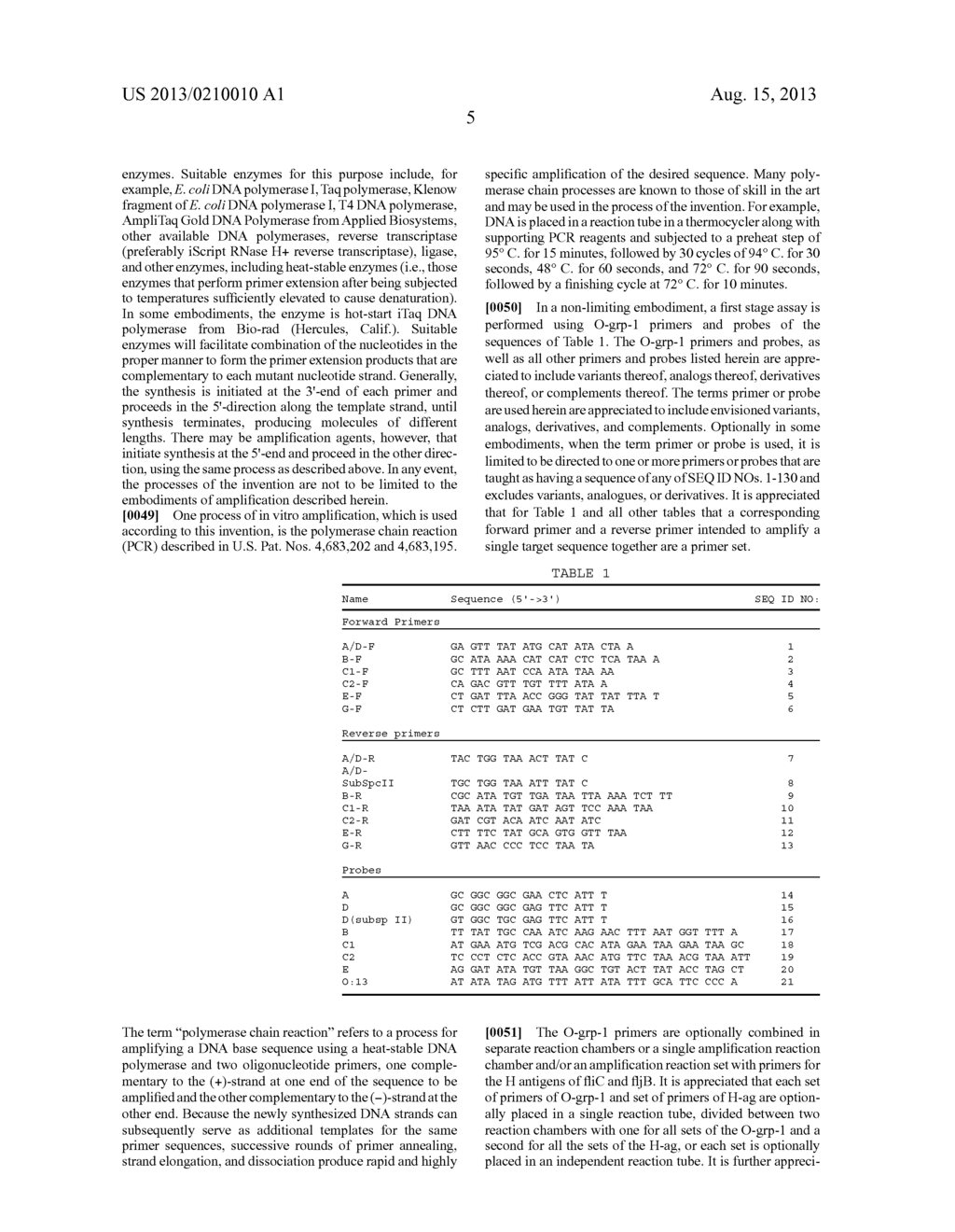 RAPID SALMONELLA SEROTYPING ASSAY - diagram, schematic, and image 16