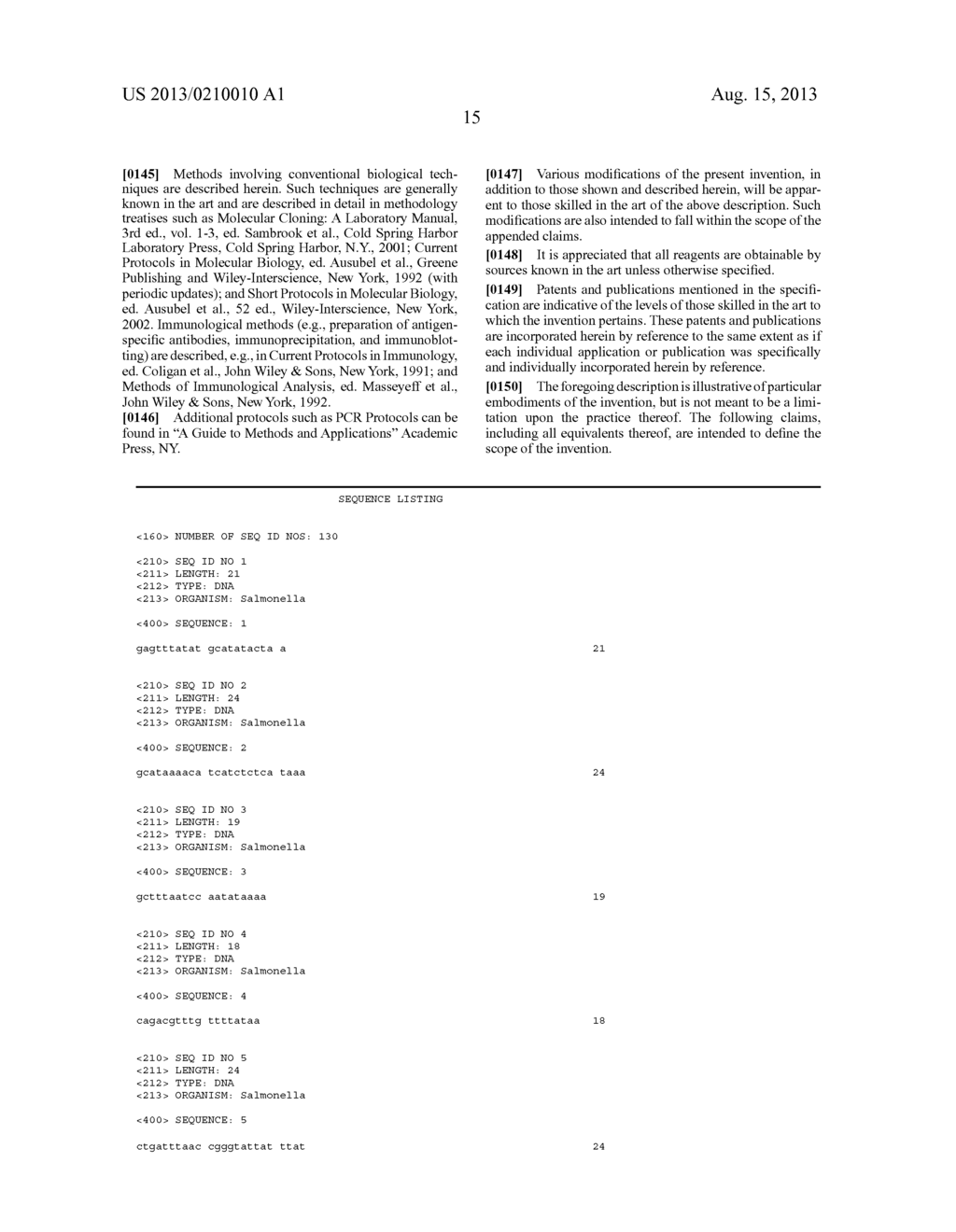 RAPID SALMONELLA SEROTYPING ASSAY - diagram, schematic, and image 26