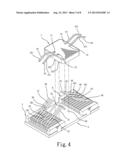 TERMINAL HOLDER STRUCTURE FOR RJ45 DUAL-PORT JACK diagram and image