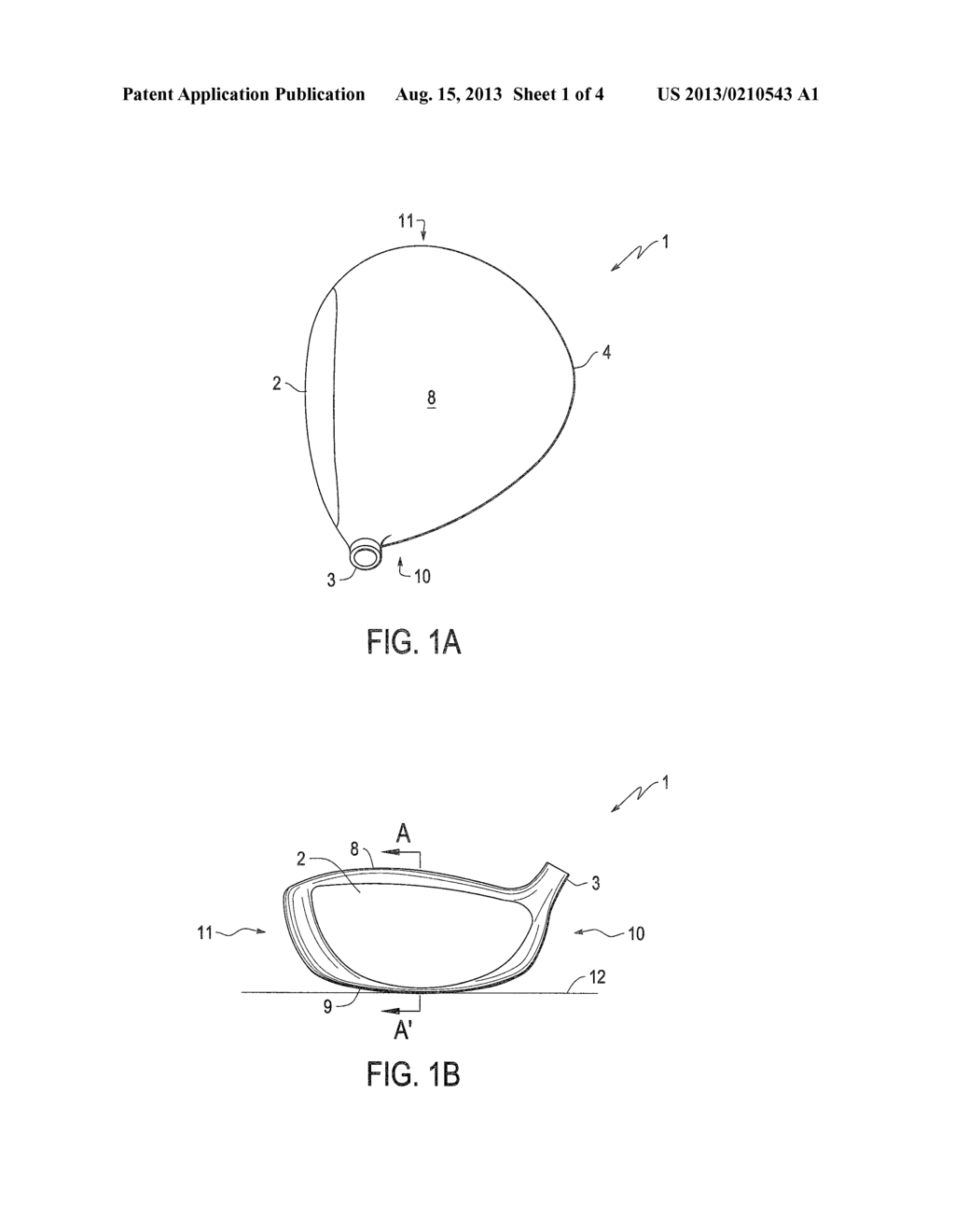 GOLF CLUB HEAD - diagram, schematic, and image 02