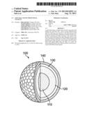 GOLF BALL HAVING HIGH INITIAL VELOCITY diagram and image