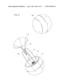 Ball with camera for reconnaissance or recreation and network for     operating the same diagram and image