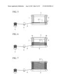 METHOD FOR PRODUCING HOLLOW FIBER MEMBRANE SHEET-LIKE OBJECT, METHOD FOR     PRODUCING HOLLOW FIBER MEMBRANE MODULE, AND DEVICE FOR PRODUCING HOLLOW     FIBER MEMBRANE SHEET-LIKE OBJECT diagram and image