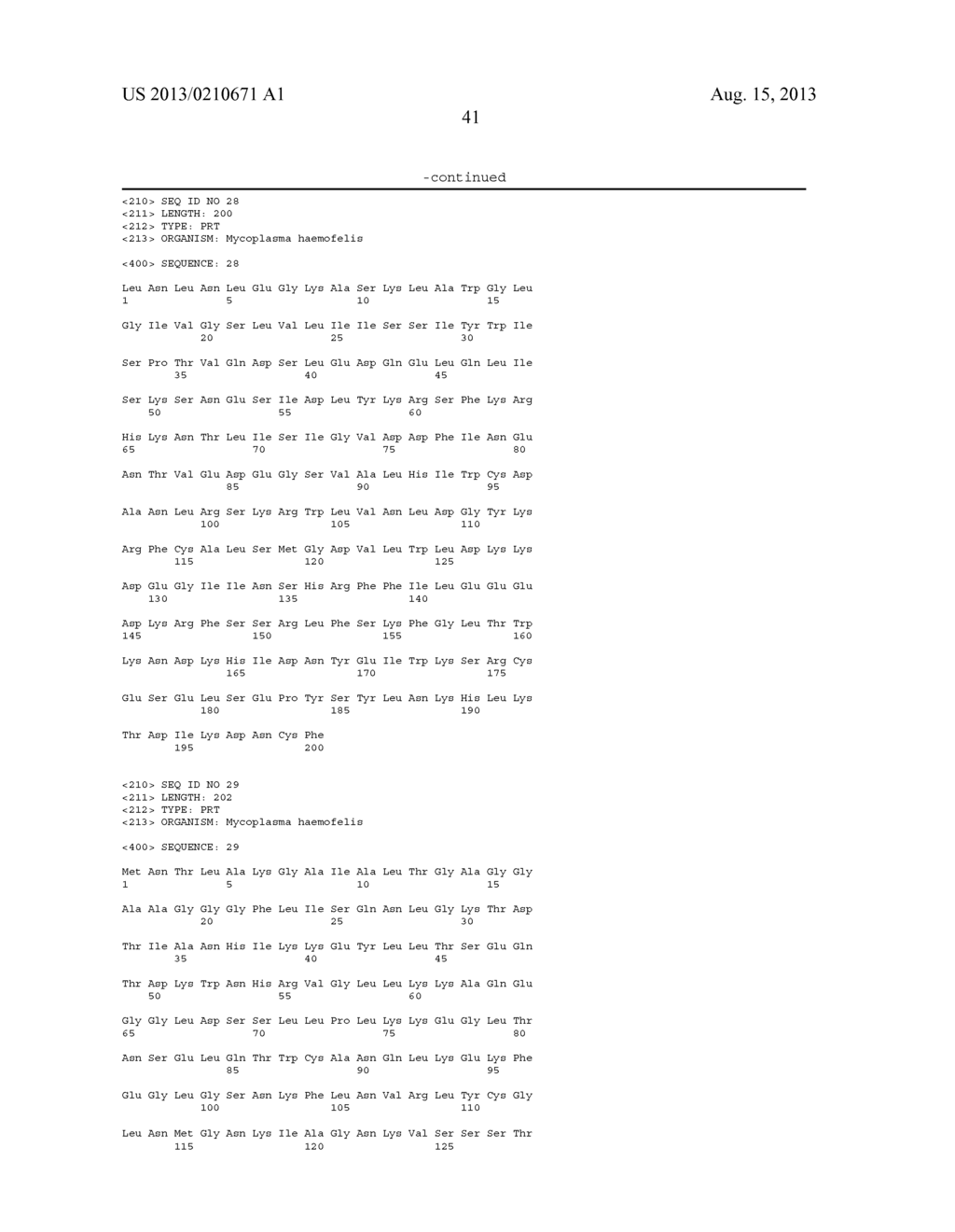 IMMUNOREACTIVE ANTIGENS OF MYCOPLASMA HEAMOFELIS AND DIAGNOSTIC     IMMUNOASSAY - diagram, schematic, and image 43