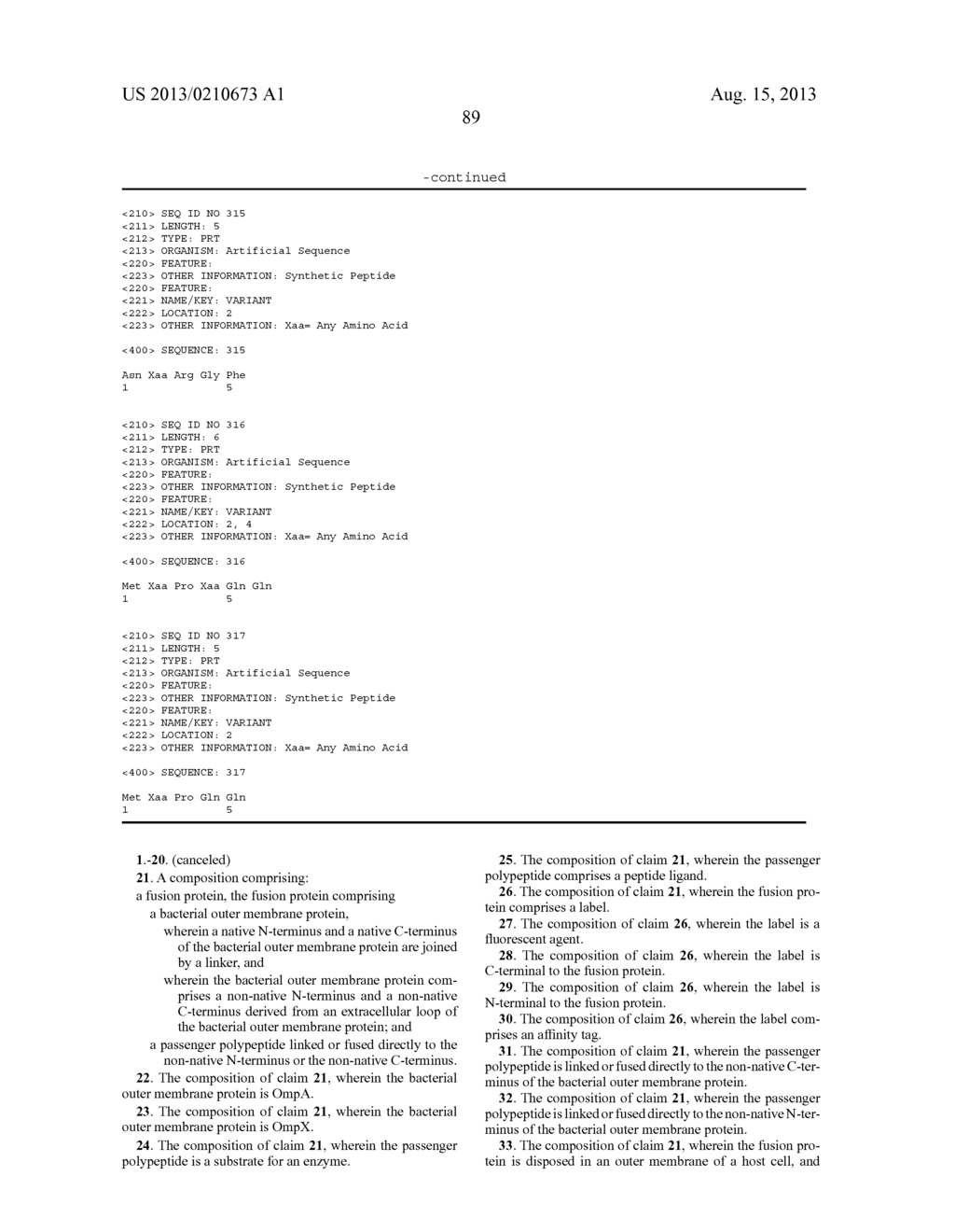 Polypeptide Display Libraries and Methods of Making and Using Thereof - diagram, schematic, and image 118