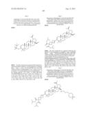 C-3 CYCLOALKENYL TRITERPENOIDS WITH HIV MATURATION INHIBITORY ACTIVITY diagram and image