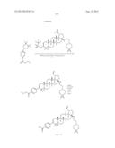 C-3 CYCLOALKENYL TRITERPENOIDS WITH HIV MATURATION INHIBITORY ACTIVITY diagram and image