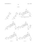 C-3 CYCLOALKENYL TRITERPENOIDS WITH HIV MATURATION INHIBITORY ACTIVITY diagram and image