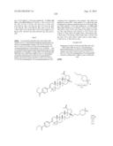 C-3 CYCLOALKENYL TRITERPENOIDS WITH HIV MATURATION INHIBITORY ACTIVITY diagram and image