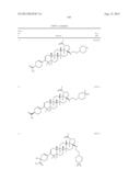 C-3 CYCLOALKENYL TRITERPENOIDS WITH HIV MATURATION INHIBITORY ACTIVITY diagram and image