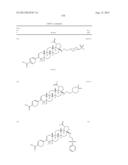 C-3 CYCLOALKENYL TRITERPENOIDS WITH HIV MATURATION INHIBITORY ACTIVITY diagram and image