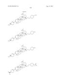 C-3 CYCLOALKENYL TRITERPENOIDS WITH HIV MATURATION INHIBITORY ACTIVITY diagram and image