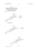 C-3 CYCLOALKENYL TRITERPENOIDS WITH HIV MATURATION INHIBITORY ACTIVITY diagram and image