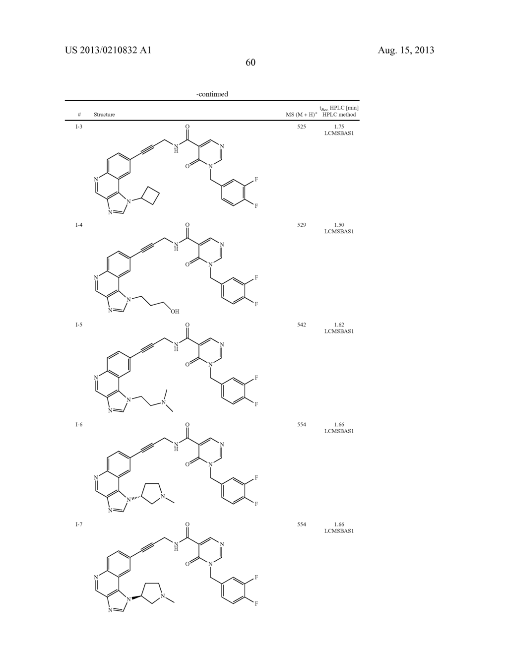 1H-IMIDAZO[4,5-C]QUINOLINES - diagram, schematic, and image 61