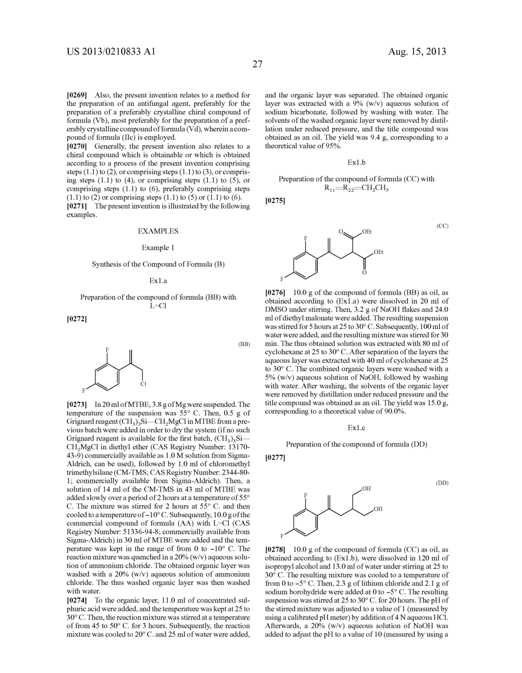 PROCESS FOR THE PREPARATION OF CHIRAL TRIAZOLONES - diagram, schematic, and image 33