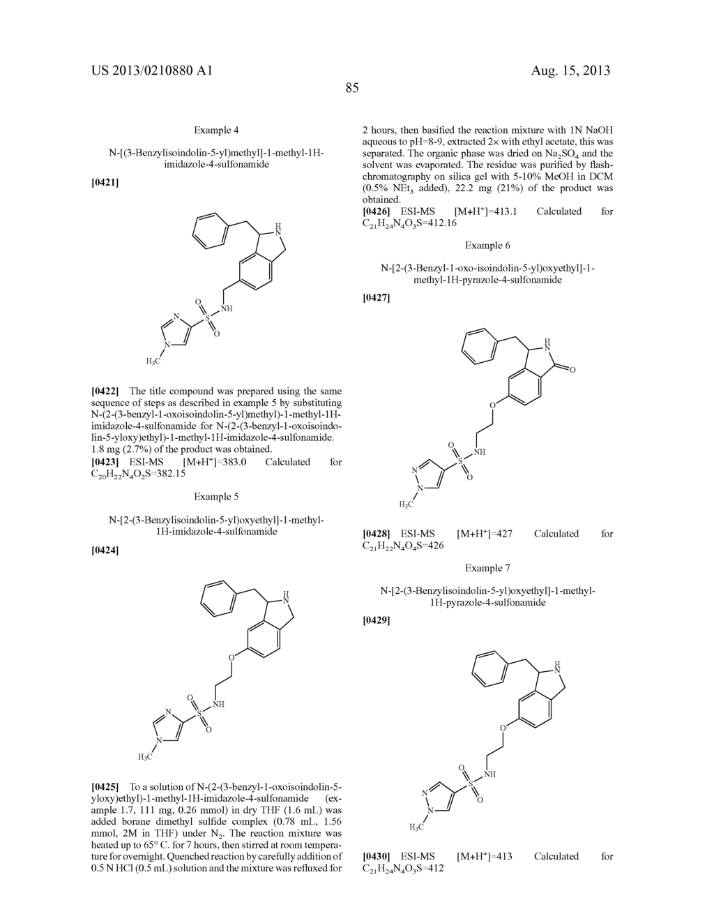 ISOINDOLINE DERIVATIVES, PHARMACEUTICAL COMPOSITIONS CONTAINING THEM, AND     THEIR USE IN THERAPY - diagram, schematic, and image 86