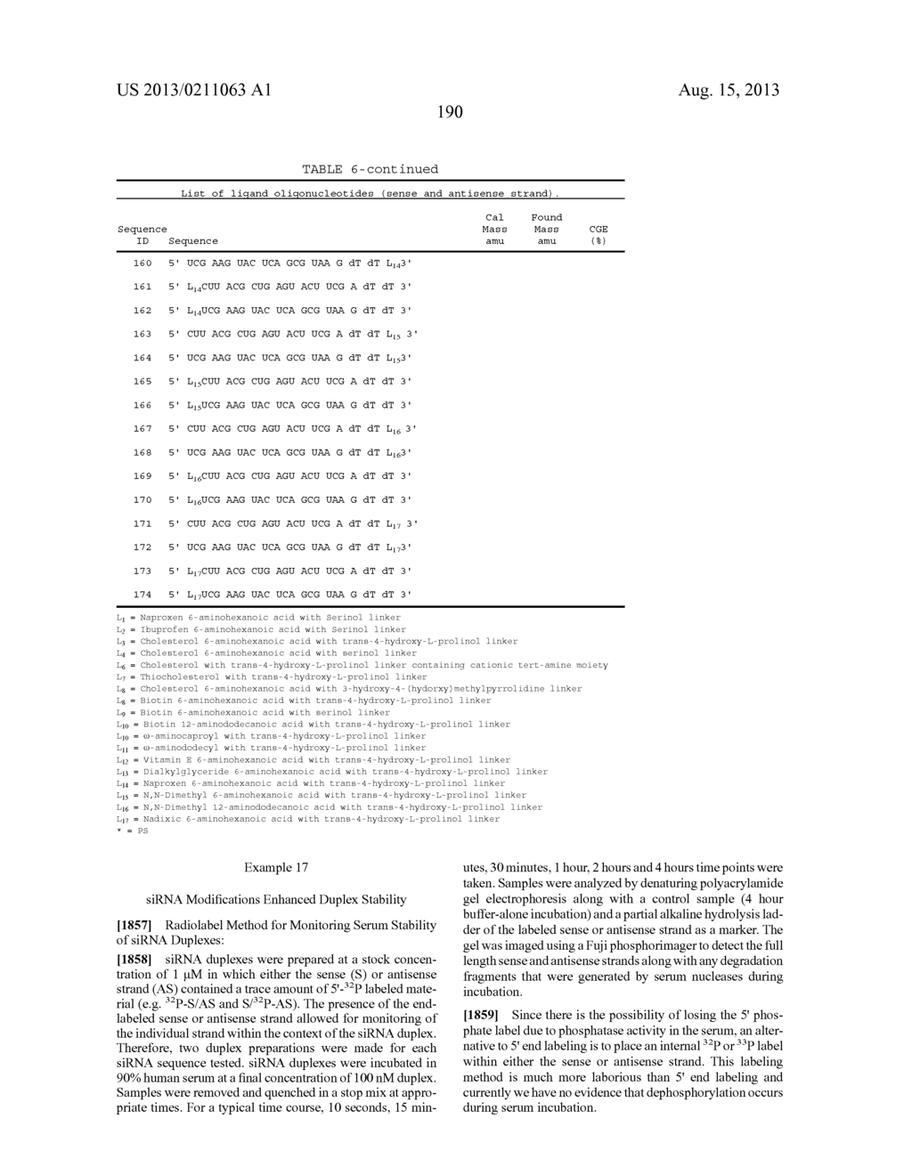 MODIFIED iRNA AGENTS - diagram, schematic, and image 219