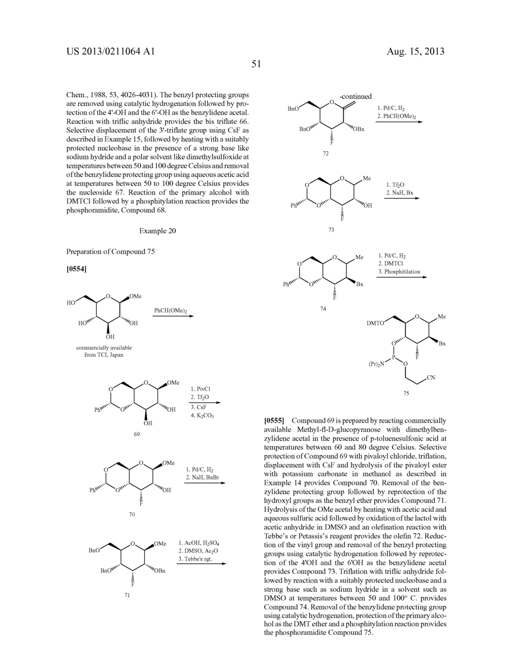 TETRAHYDROPYRAN NUCLEIC ACID ANALOGS - diagram, schematic, and image 52