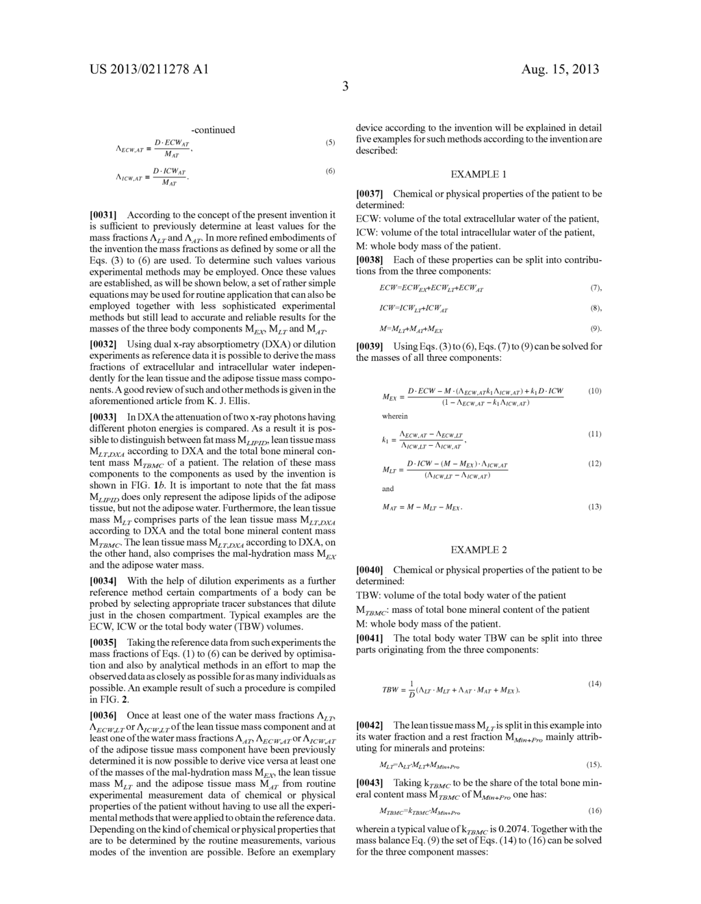 Method and a device for determining the hydration and/or nutrition status     of a patient - diagram, schematic, and image 07