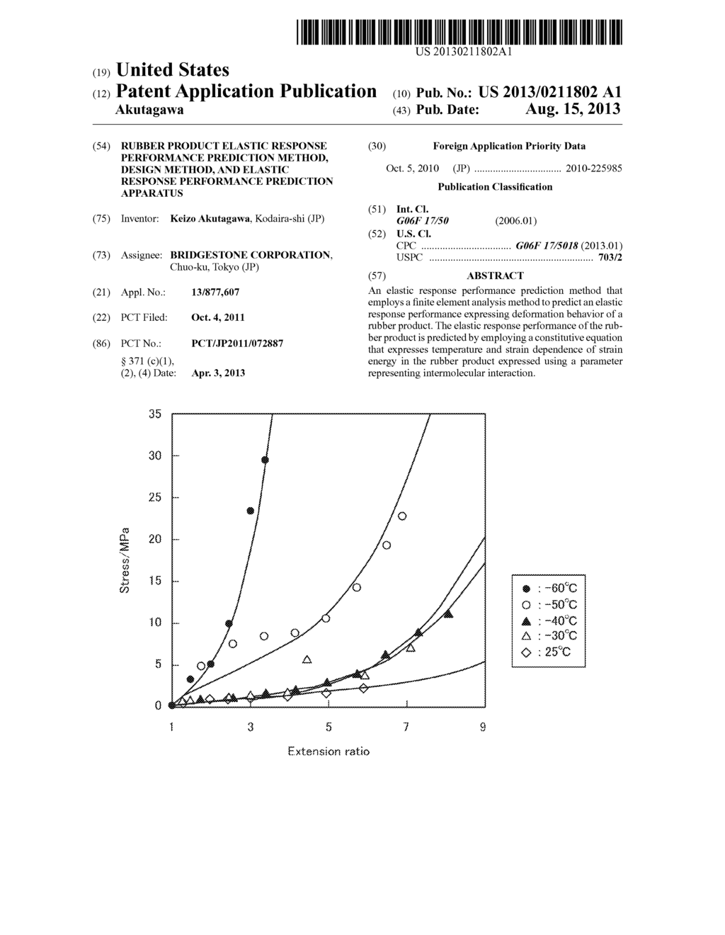 RUBBER PRODUCT ELASTIC RESPONSE PERFORMANCE PREDICTION METHOD, DESIGN     METHOD, AND ELASTIC RESPONSE PERFORMANCE PREDICTION APPARATUS - diagram, schematic, and image 01