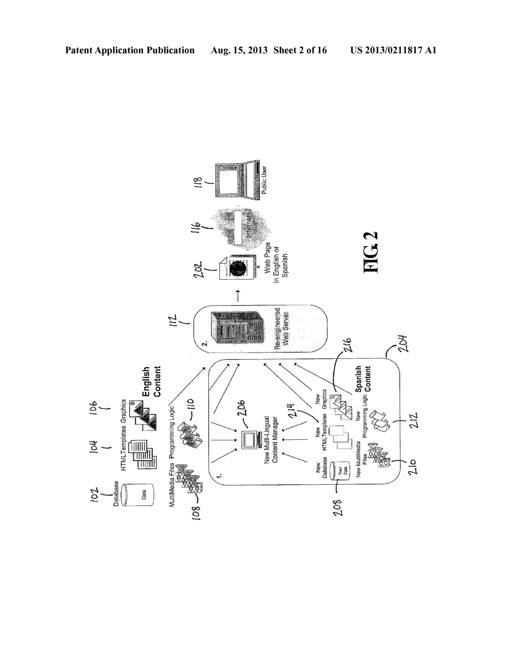 DYNAMIC LANGUAGE TRANSLATION OF WEB SITE CONTENT - diagram, schematic, and image 03